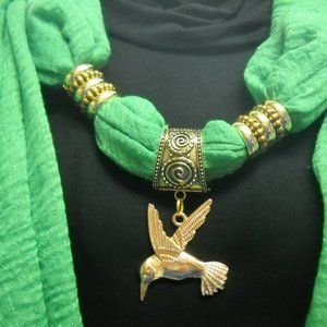 Pendant scarf, scarf pendant, scarf